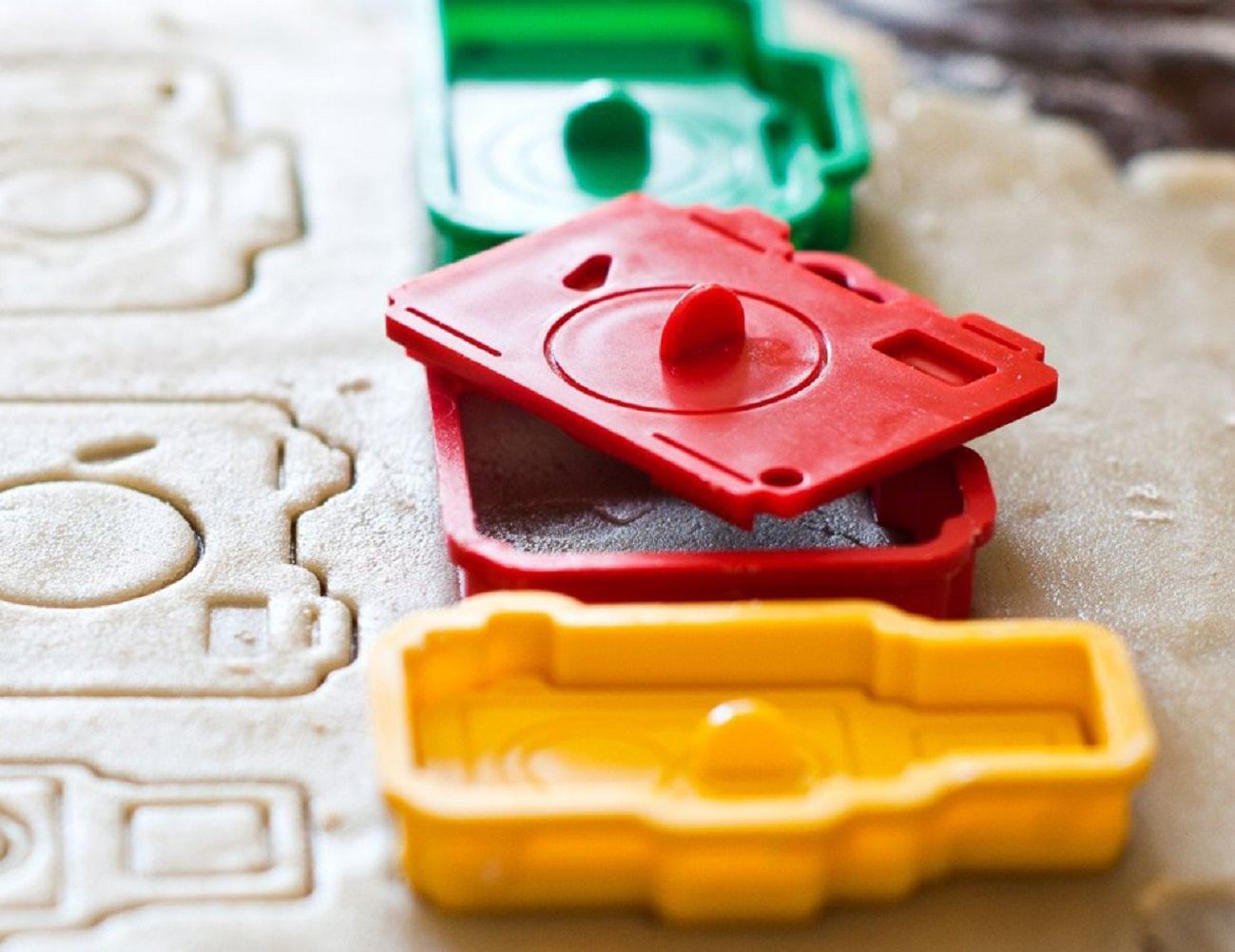 Camera Cookie Cutters have fun photographic designs