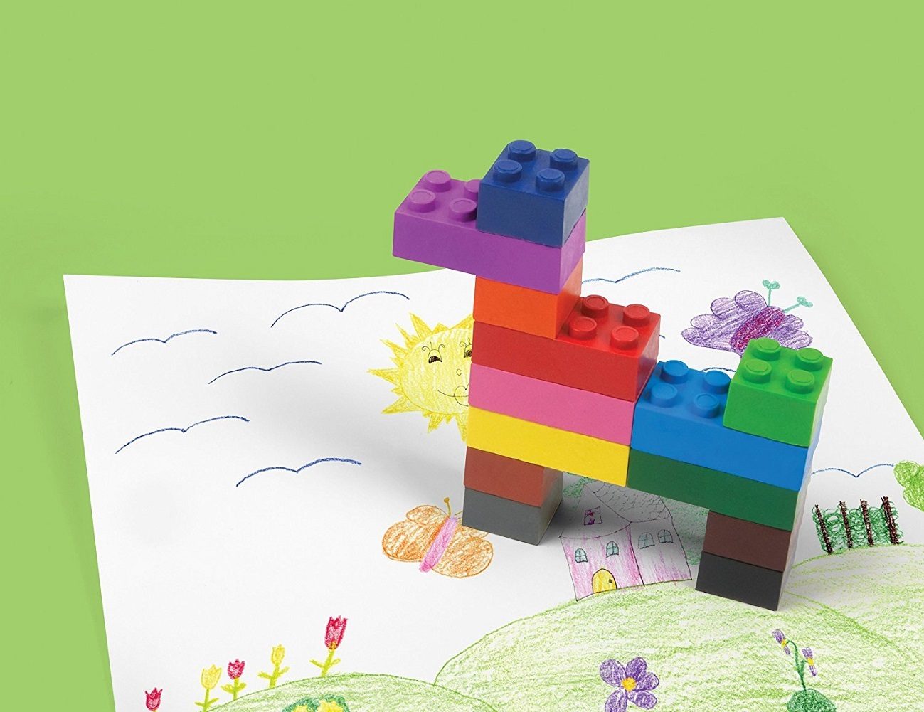 Building Block Crayons by Fred & Friends