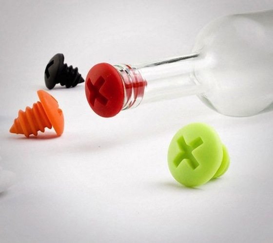 Bottle Screws – Silicone Wine Bottle Stoppers