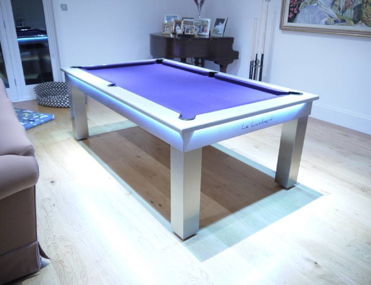 Lambert Led Slate Bed Pool Dining Table Gadget Flow