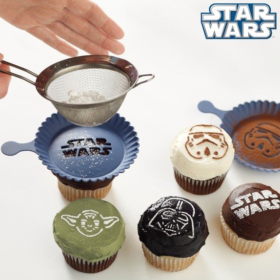 Star Wars Cupcake Stencil Set bring the Force to your baked goods