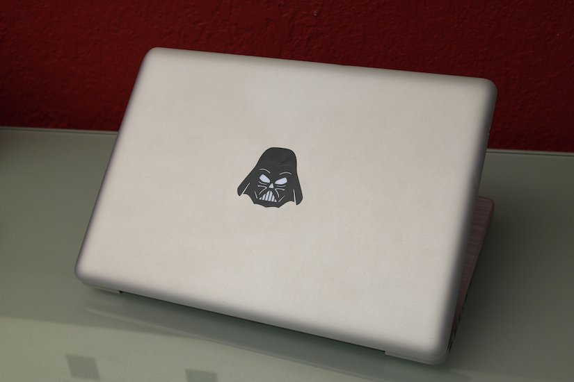 Star Wars Darth Vader Mask Macbook Decal