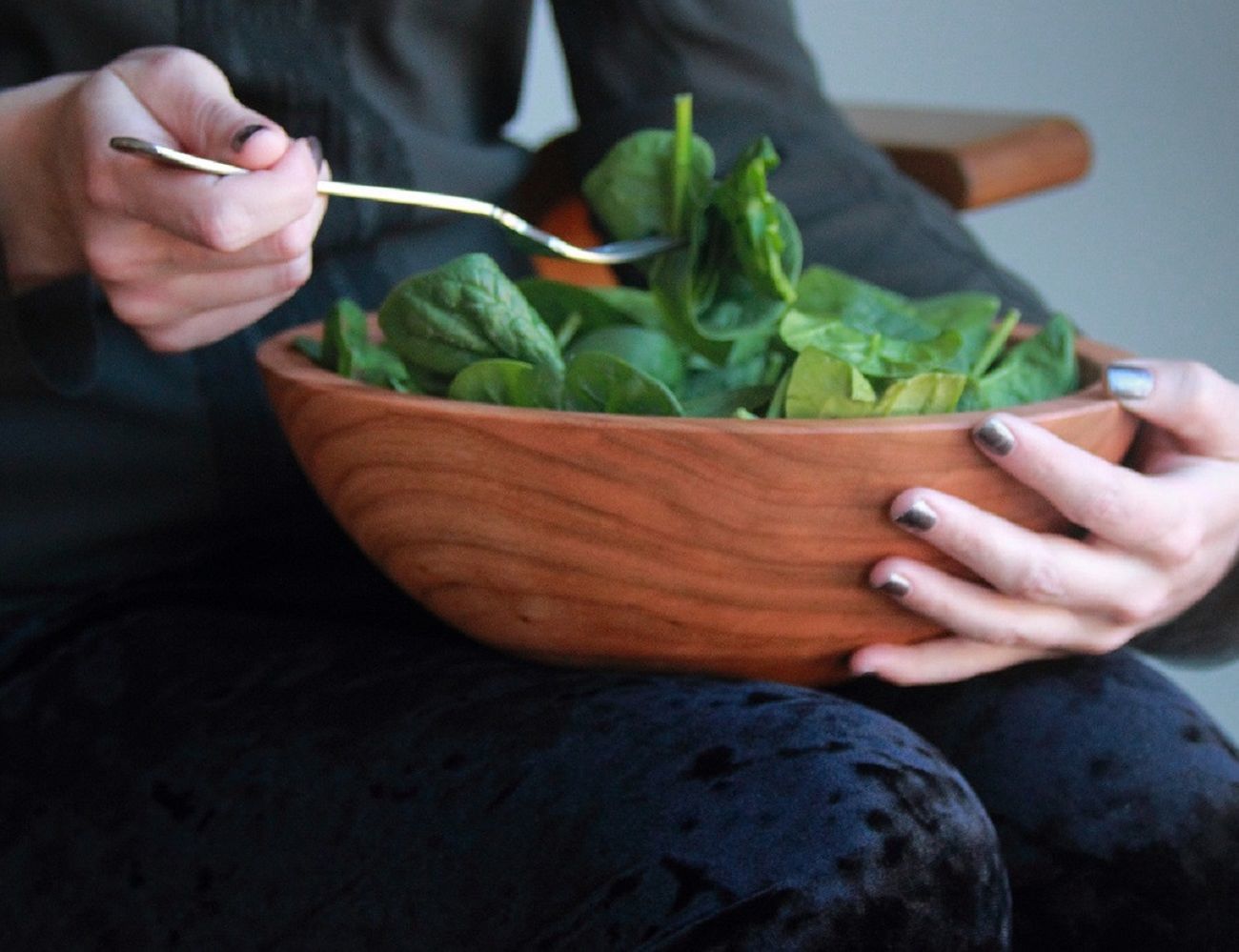 Cherry Wood Salad Bowls
