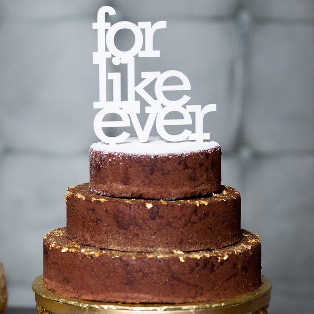 For Like Ever Cake Topper by Oh Dier