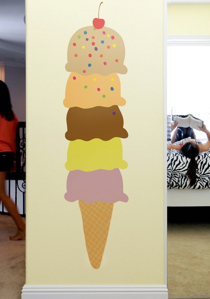 Ice Cream Cone Wall Decal