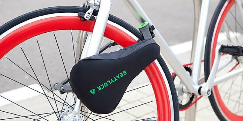 Seatylock bike lock cum bike saddle