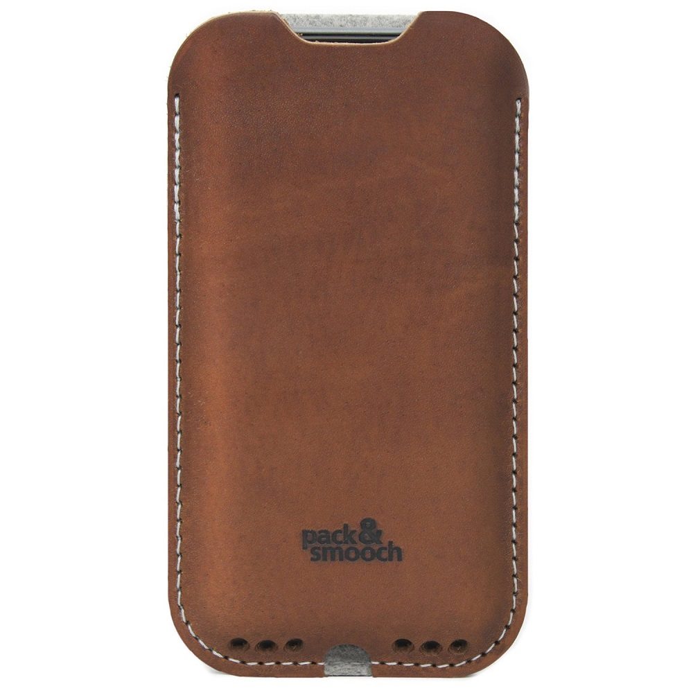 iPhone 6/6s Case – 100% Wool Felt, Vegetable Tanned Leather