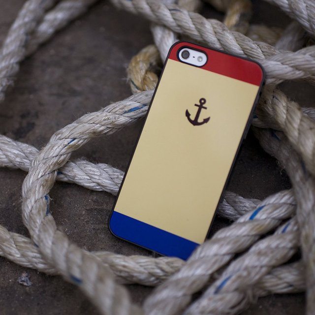 Anchor Symbol Color Block iPhone SE/5s Case