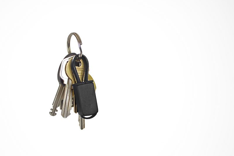 The Juicer on a keychain