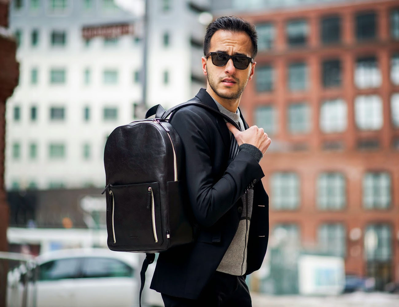 Bondi Leather Backpack by Ben Minkoff
