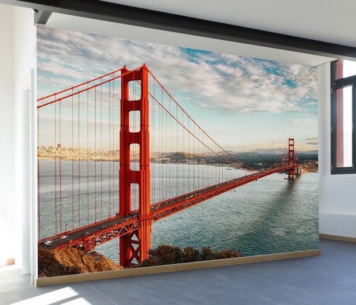 Golden Gate Bridge Wall Mural Decal