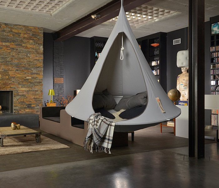 Grey Double Hanging Cacoon