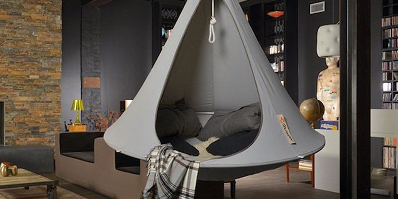 Grey Double Hanging Cacoon