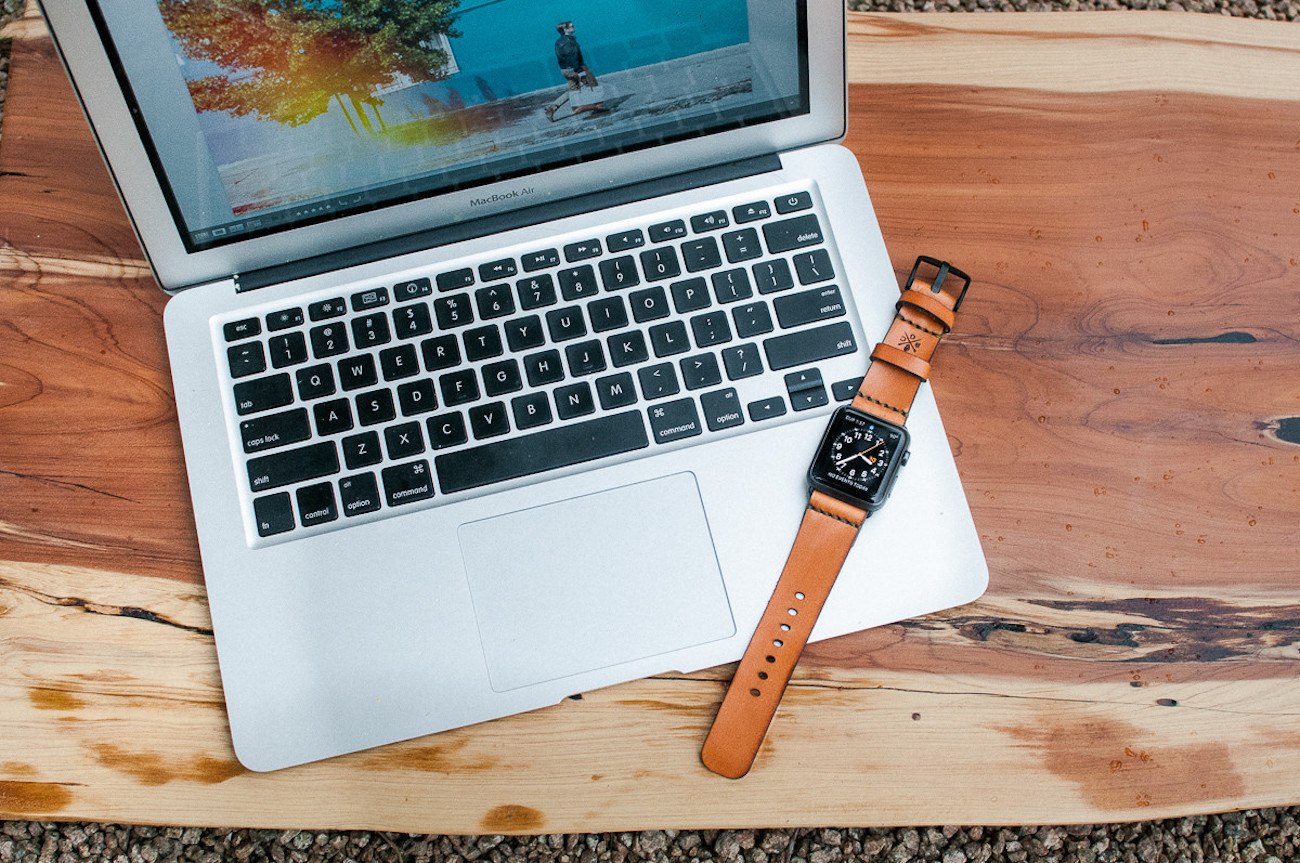 Apple Watch Leather Strap by Bexar Goods Co.