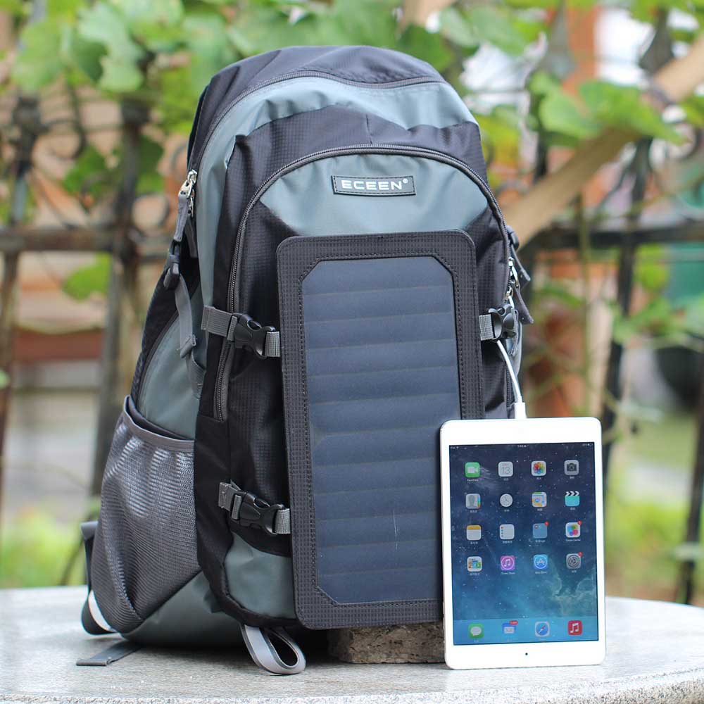 ECEEN – Solar Charger Backpack With 7 Watts Solar Panel
