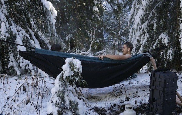 Hydro Hammock: Portable Hot Tub for Camping and the Great Outdoors