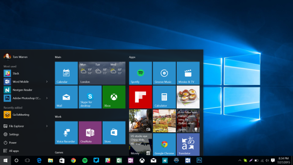 Microsoft Windows 10: Back to Basics With Some Improvements