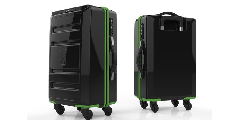 VoltVoyage wireless charging suitcase