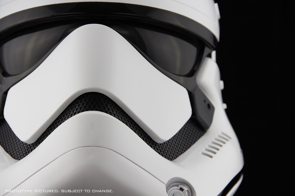 Top off your collection with the Star Wars: The Force Awakens Stormtrooper Helmet.