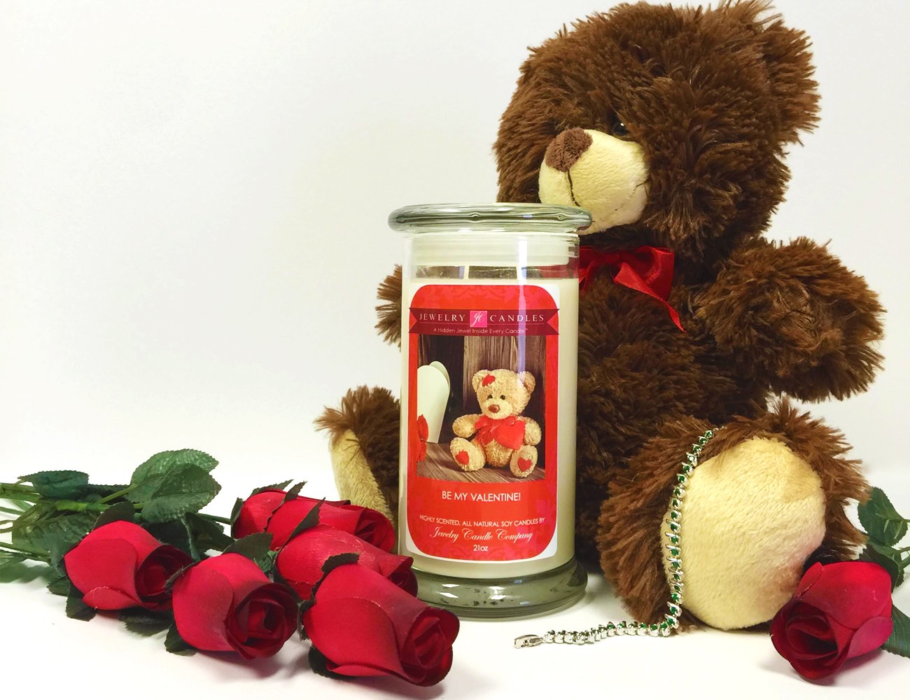 Be My Valentine Jewelry Candle – A Hidden Jewel Inside Every Candle!