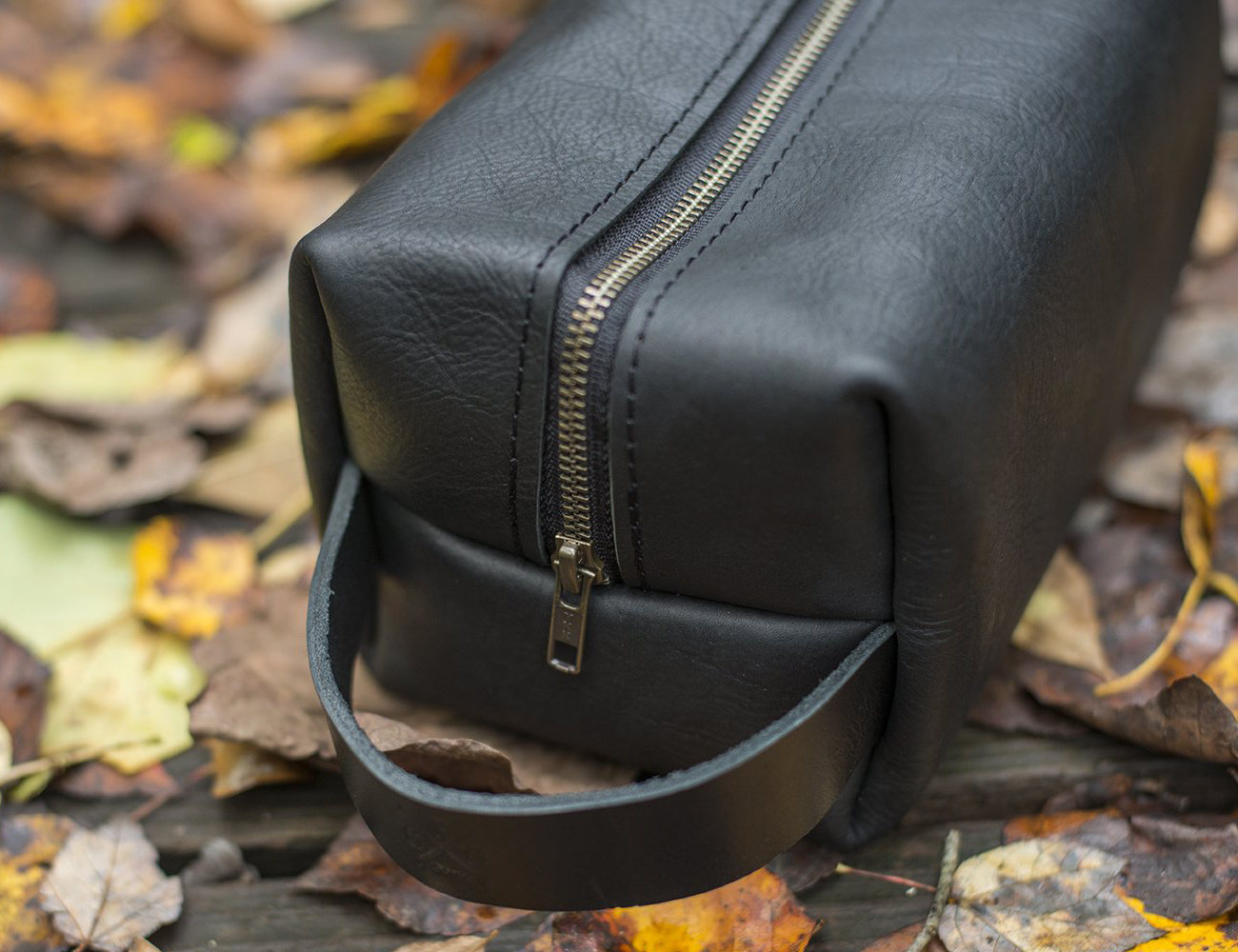 The Leather Dopp Kit by Go Forth Goods