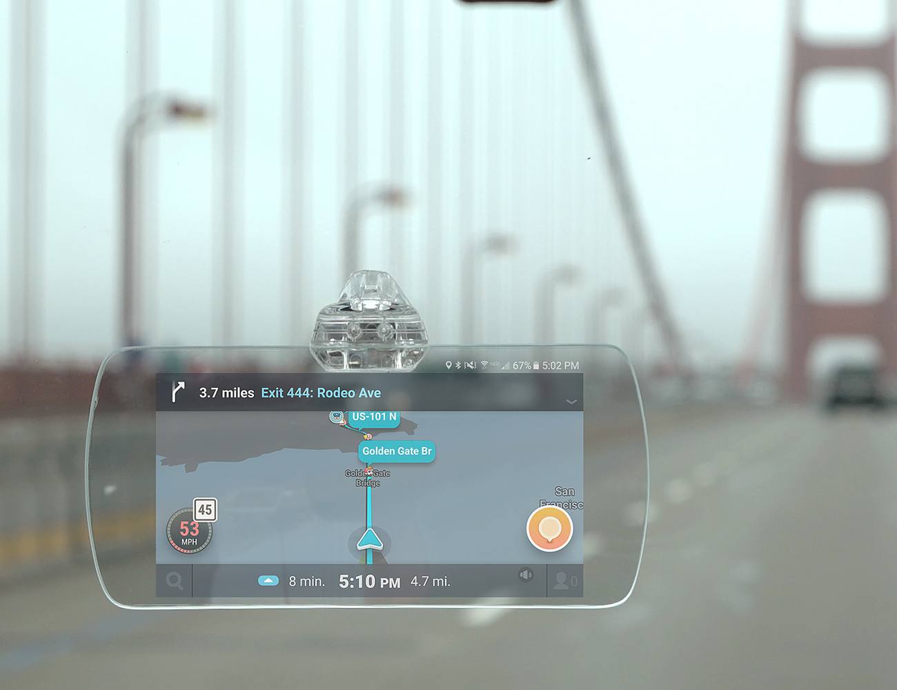 Hudly – Full Color Heads-Up Display for All Cars & Phone Apps