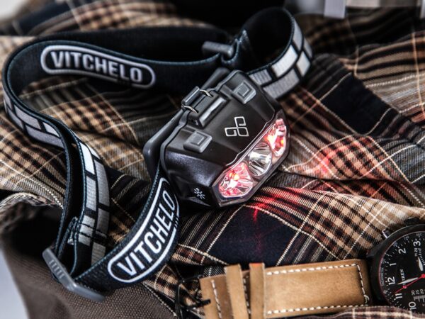 Vitchelo – Headlamp W/ Red LED For Hunting, Camping or Running