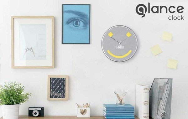 Glance Smart <em class="algolia-search-highlight">Clock</em> Syncs With Your Phone And Amazon Echo