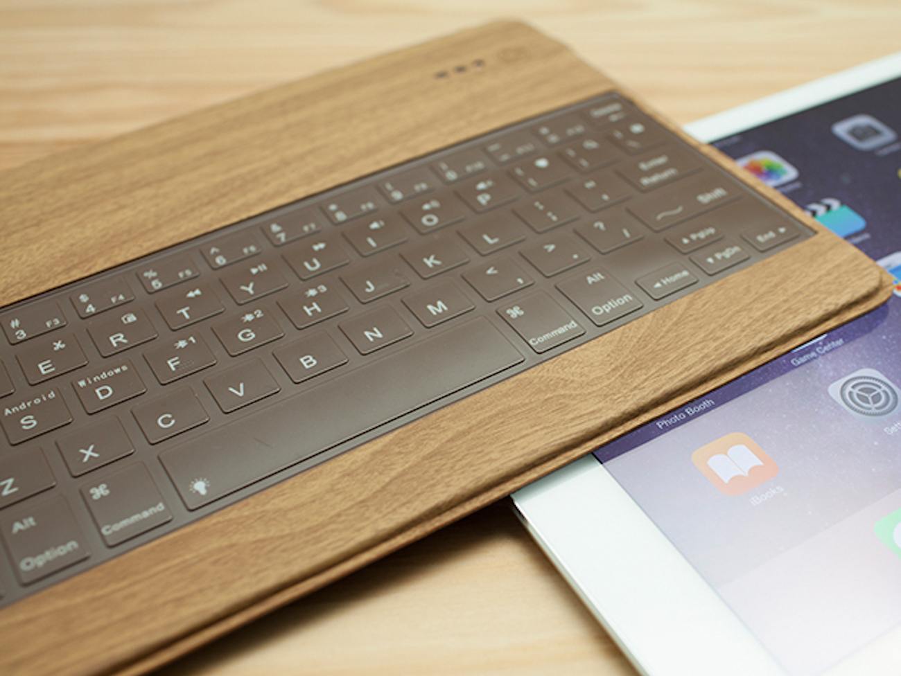 Libre Wooden Bluetooth Keyboard by CaseStudi