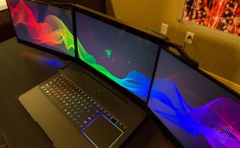 Razer Project Valerie Triple-Display Laptop comes with 3 built-in 17.3″ 4K screens