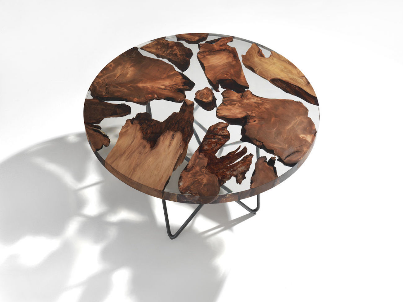 Earth Wood and Resin Table