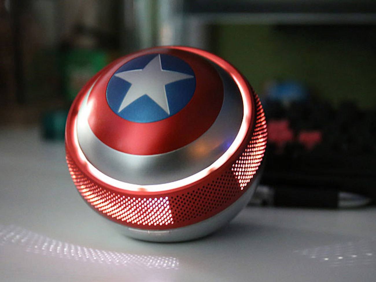 Captain America Shield Mini Bluetooth Speaker