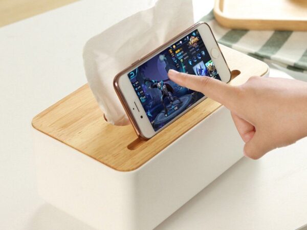Olpchee Tissue Box Smartphone Dock