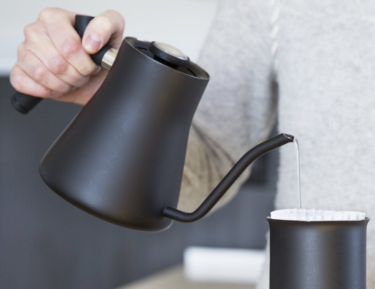 Fellow Stagg Pour Over Kettle offers striking form to your daily breakfast routine