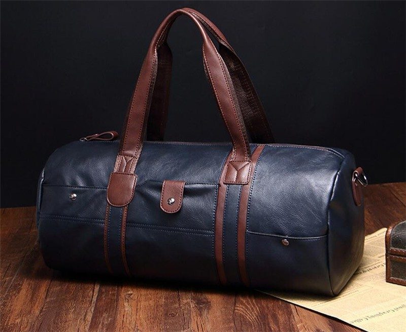 waterproof leather duffle bag