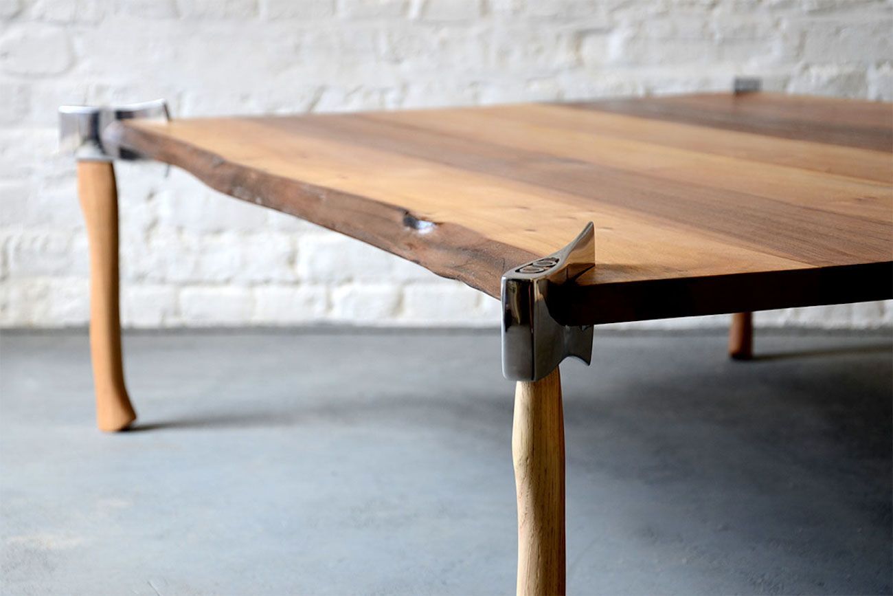 Woodsman Wood Axe Table