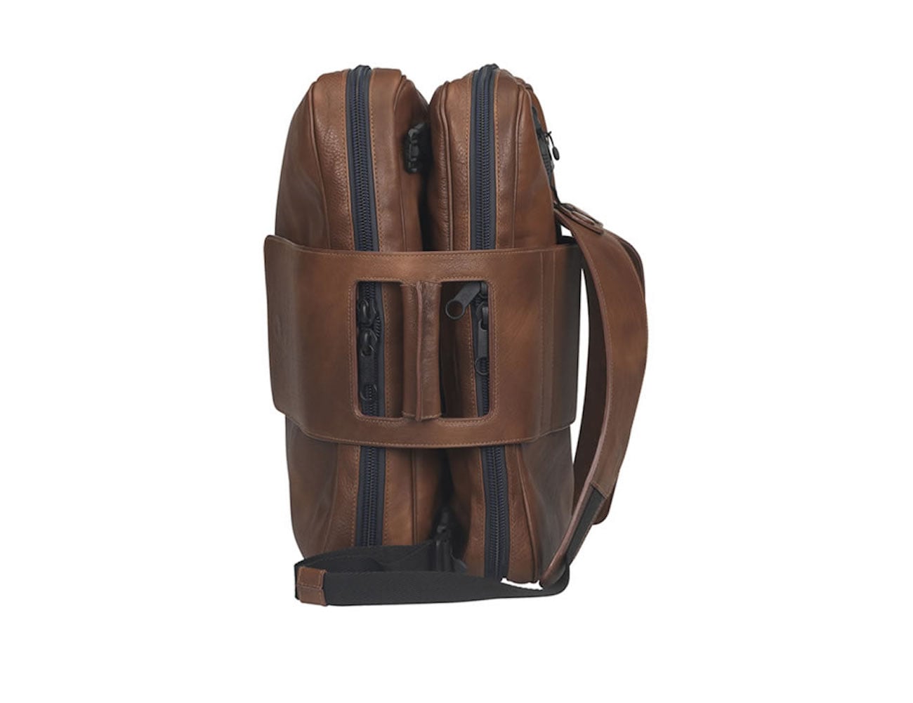 24two Convertible Leather Backpack