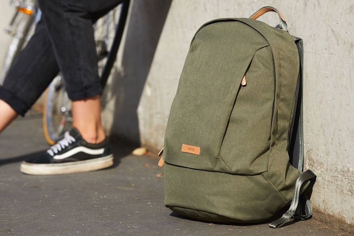 Bellroy Classic Backpack Recycled Bag holds up to a 15″ laptop