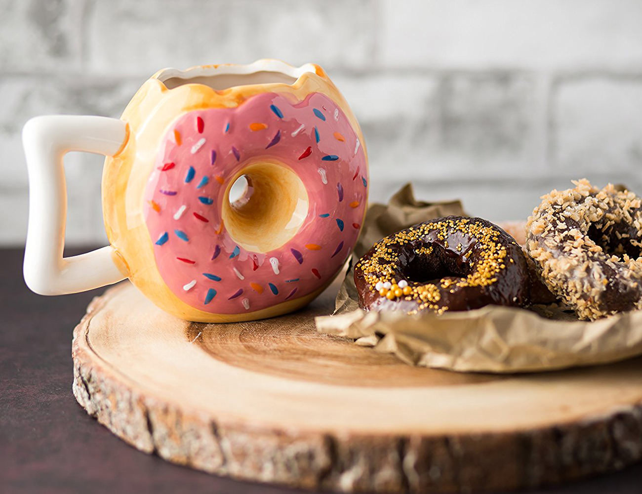 donut and coffee blender