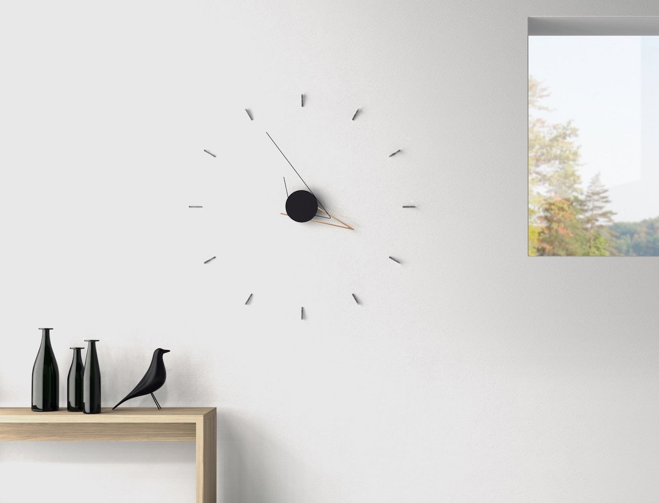 Silo Sculptural Wall Clock