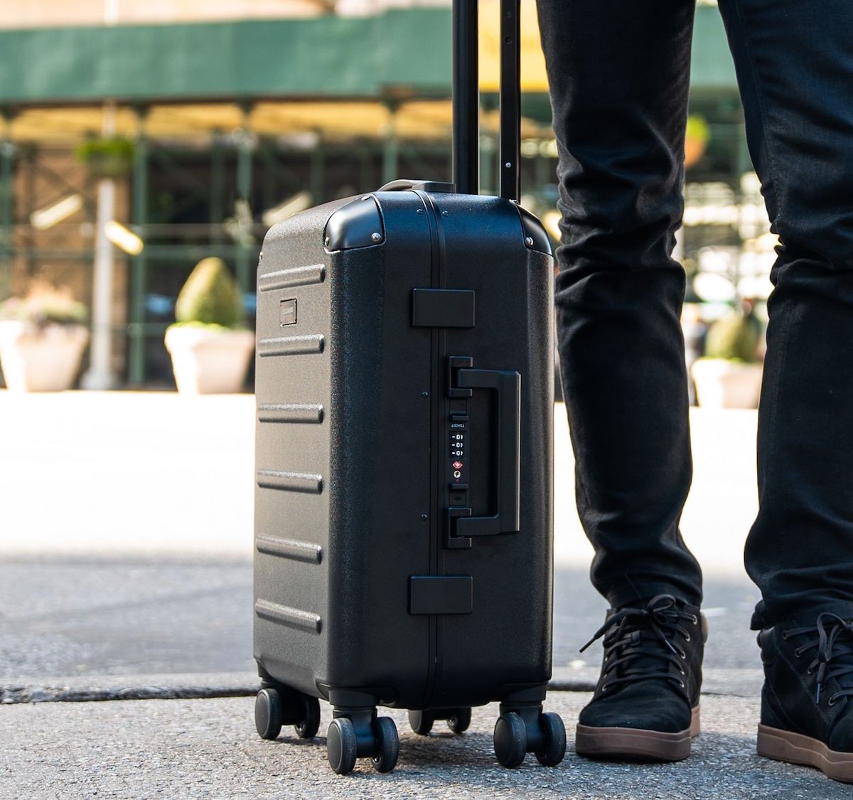 Solgaard Carry-On Closet 2.0 Domestic Premium Suitcase keeps all your clothing organized