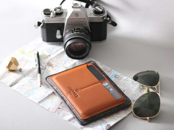 Harber London Flat Leather Passport Holder is one beautiful accessory