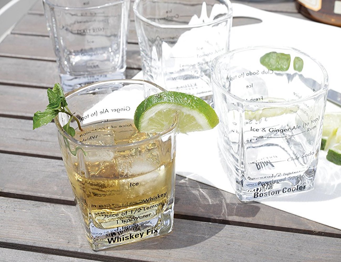 Kikkerland Bartending Glasses Set » Gadget Flow