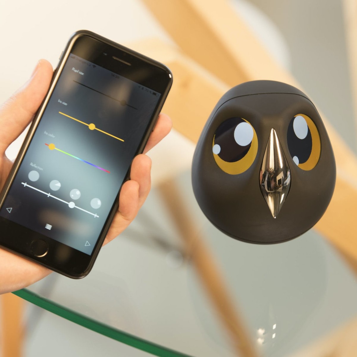 Ulo Interactive Home-Monitoring Owl watches over your home with its cute little eyes