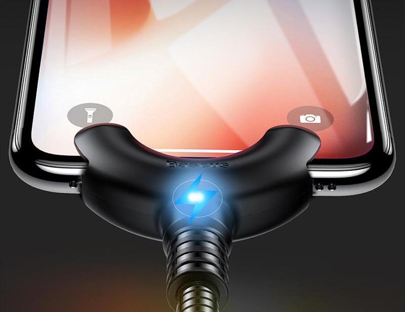 360-Degree iPhone Car Charging Stand