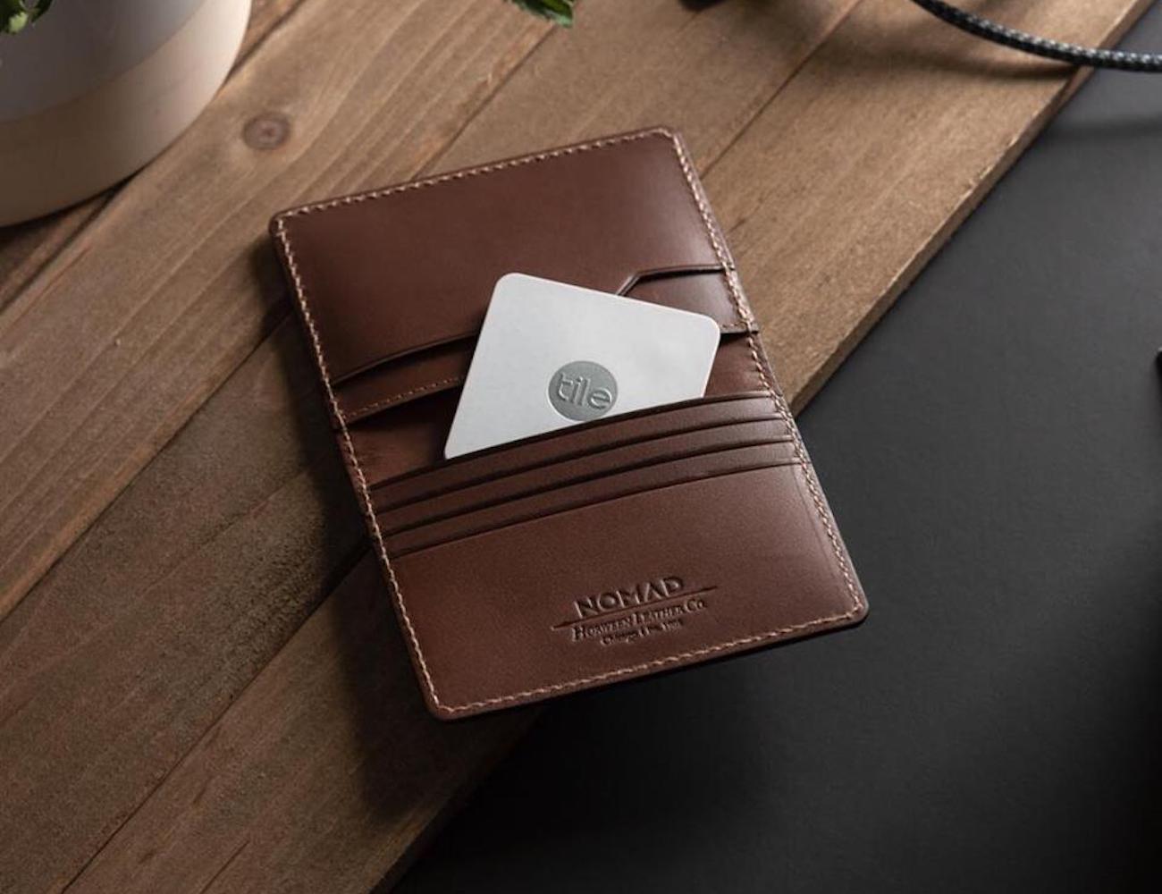 Nomad Tile Slim Tracking Wallet adds intelligence to style