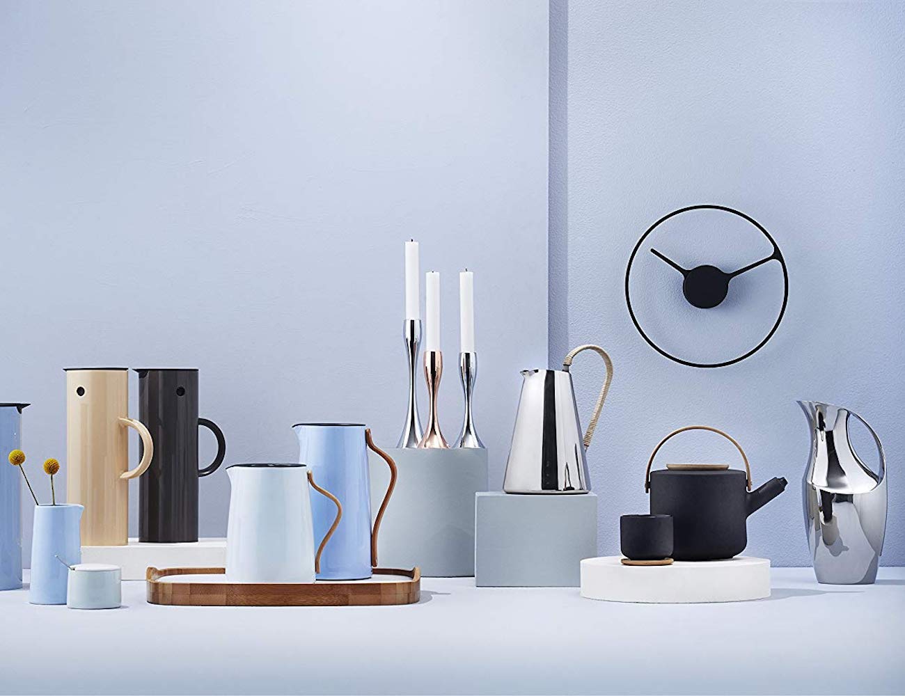 Stelton Time Floating Wall Clock