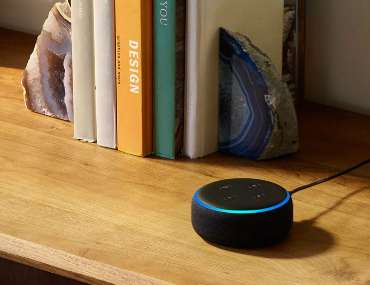 Amazon Echo Dot (3rd Gen) Smart Speaker gives you full access to the smart assistant