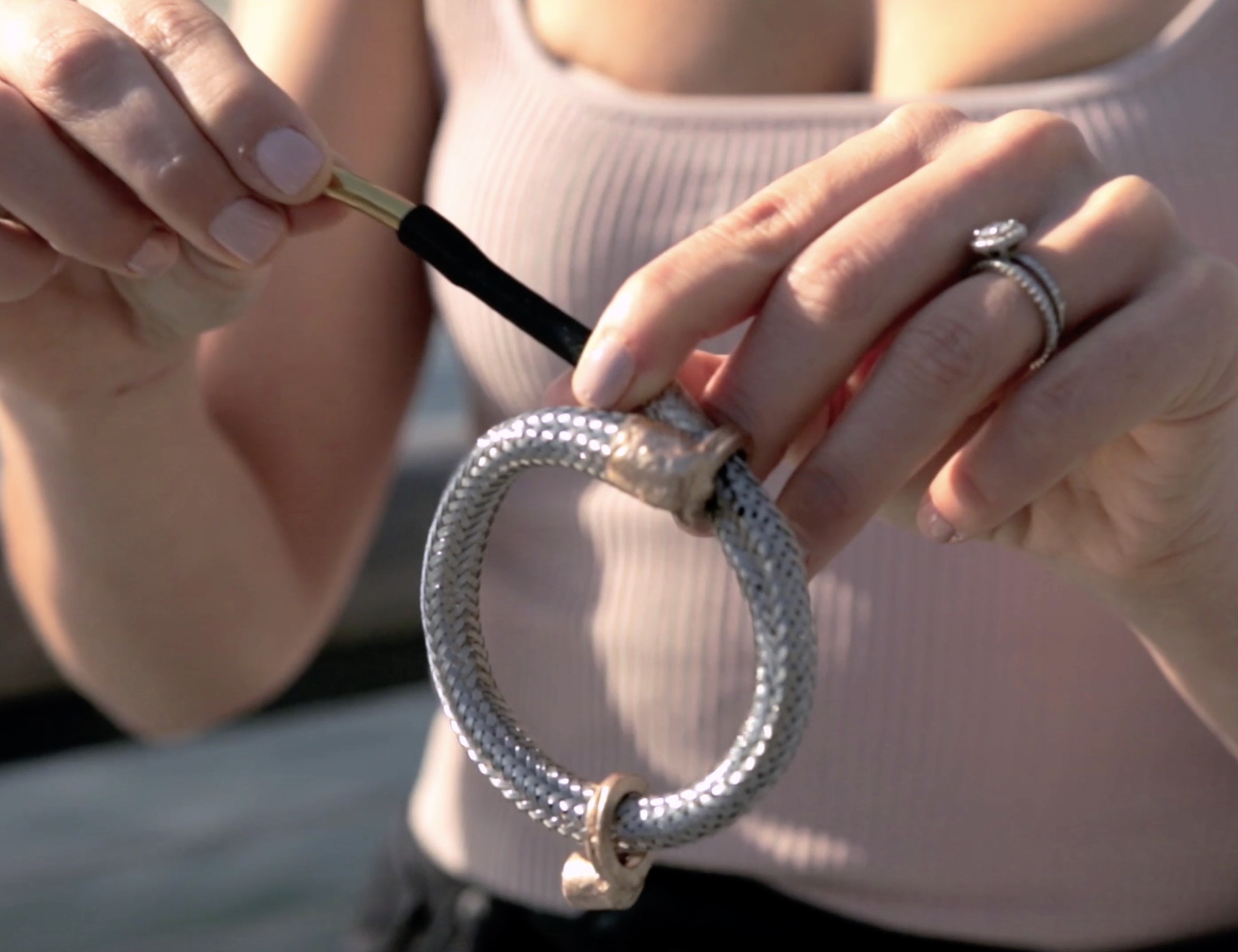 nOcean Reusable Drinking Straw Bracelet