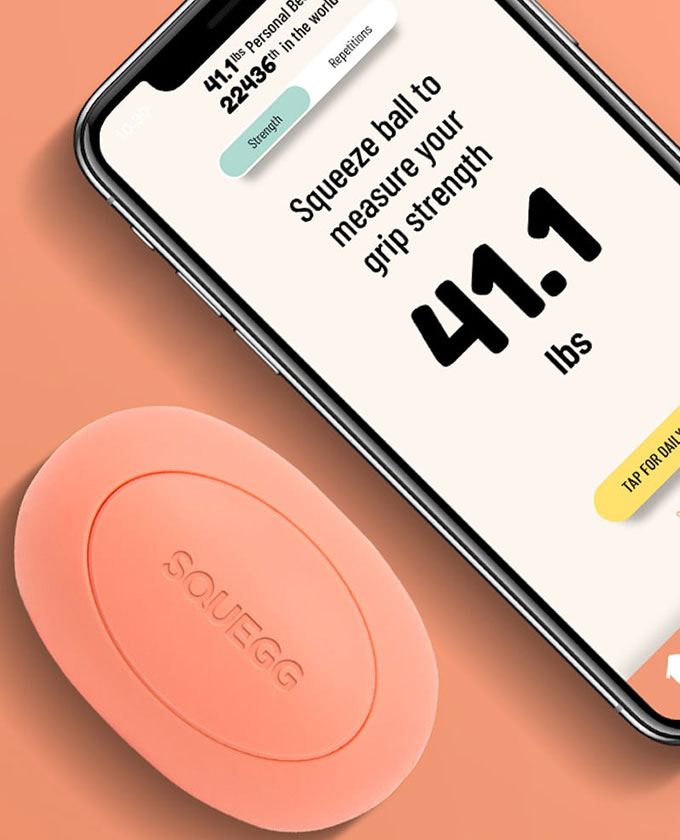 SQUEGG+Smart+Stress-Relief+Squeeze+Ball